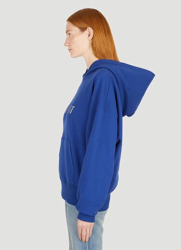 Vintage Logo Hooded Sweatshirt Saint Laurent Vintage Logo Hooded Sweatshirt Blue sla0250026