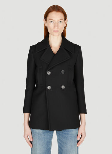Caban 双排扣夹克 Saint Laurent Caban 双排扣夹克 黑色 sla0251012