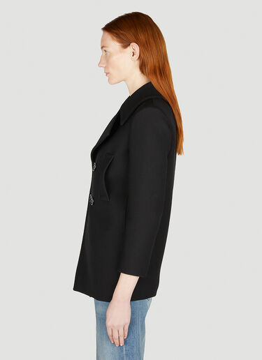 Caban 双排扣夹克 Saint Laurent Caban 双排扣夹克 黑色 sla0251012