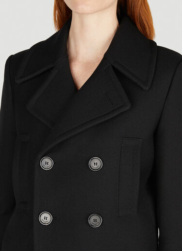 Caban 双排扣夹克 Saint Laurent Caban 双排扣夹克 黑色 sla0251012