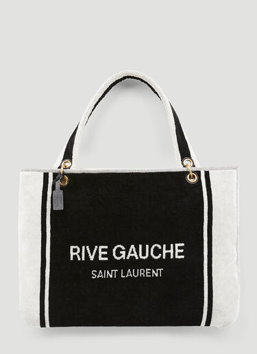 리브 고슈 타월 토트백 Saint Laurent 리브 고슈 타월 토트백 블랙 sla0251138