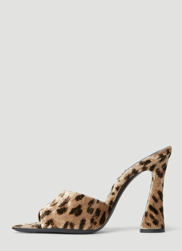 Gippy 高跟穆勒鞋 Saint Laurent Gippy 高跟穆勒鞋 棕色 sla0251147