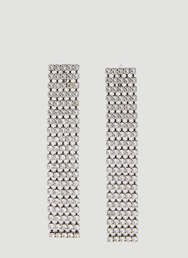체인 드롭 이어링 Saint Laurent 체인 드롭 이어링 실버 sla0251191