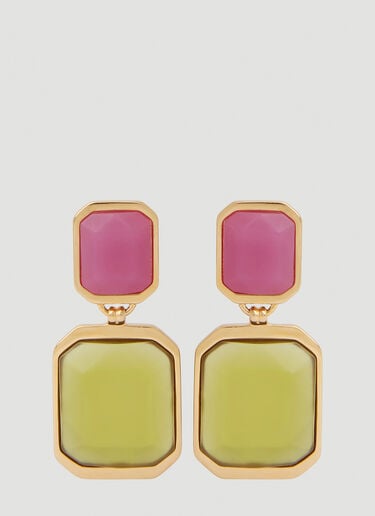 八边形耳夹 Saint Laurent 八边形耳夹 粉色 sla0251195