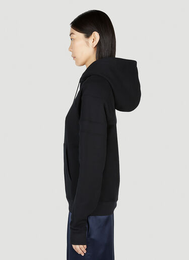 자수 로고 후드 스웨트셔츠 Saint Laurent 자수 로고 후드 스웨트셔츠 블랙 sla0252007