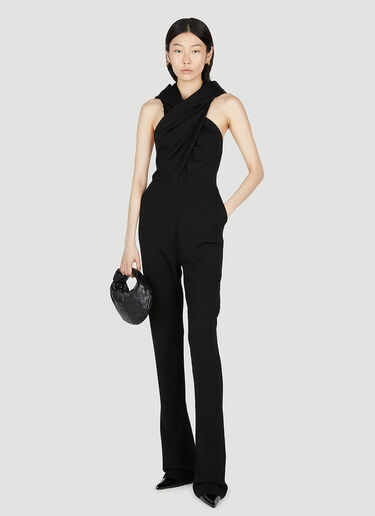 Hooded Jumpsuit Saint Laurent Hooded Jumpsuit Black sla0252022