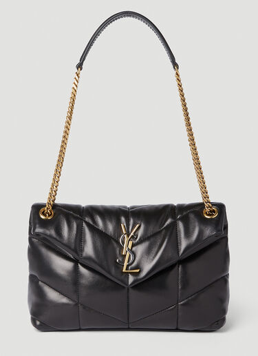 Puffer Shoulder Bag Saint Laurent Puffer Shoulder Bag Black sla0252061