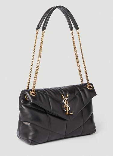 Puffer Shoulder Bag Saint Laurent Puffer Shoulder Bag Black sla0252061