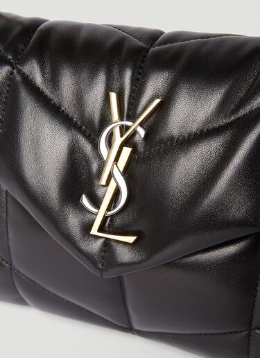 Saint Laurent Puffer Shoulder Bag Black sla0252061