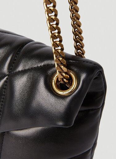 Puffer Shoulder Bag Saint Laurent Puffer Shoulder Bag Black sla0252061