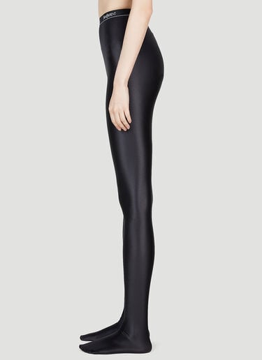 High Shine Opaque Tights Saint Laurent High Shine Opaque Tights Black sla0253017