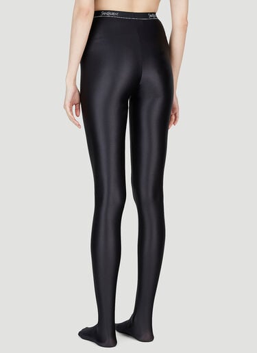 High Shine Opaque Tights Saint Laurent High Shine Opaque Tights Black sla0253017