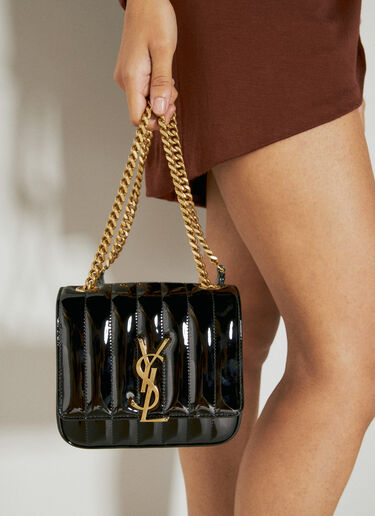 Vicky 小号单肩包 Saint Laurent Vicky 小号单肩包 黑 sla0253120