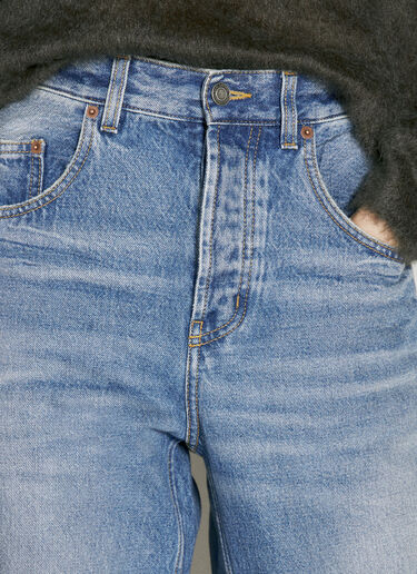 超长宽松牛仔裤 Saint Laurent 超长宽松牛仔裤 蓝色 sla0254039