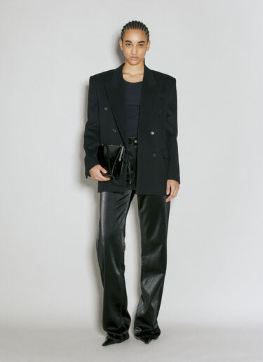 Lee 露跟浅口鞋 Saint Laurent Lee 露跟浅口鞋 黑色 sla0254058