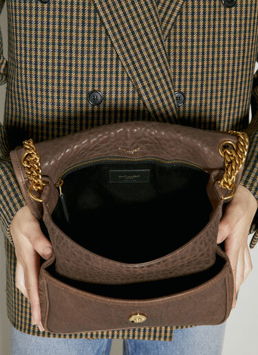 Medium Niki Shoulder Bag Saint Laurent Medium Niki Shoulder Bag Dark Brown sla0254118
