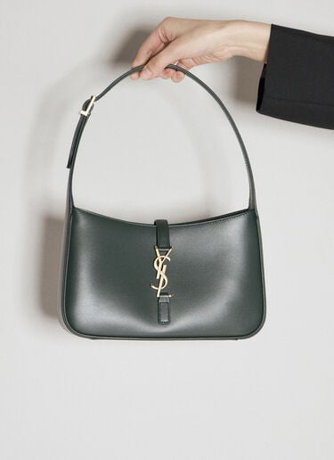 Saint Laurent Le 5 À 7 Hobo Shoulder Bag Green sla0254123