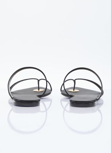 Saint Laurent 탱거 슬리퍼 블랙 sla0255051