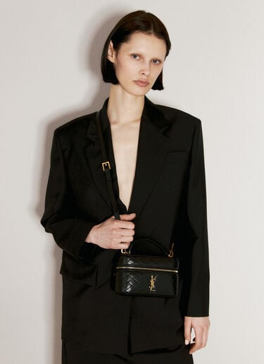 가비 바니티 숄더백 Saint Laurent 가비 바니티 숄더백 블랙 sla0255094