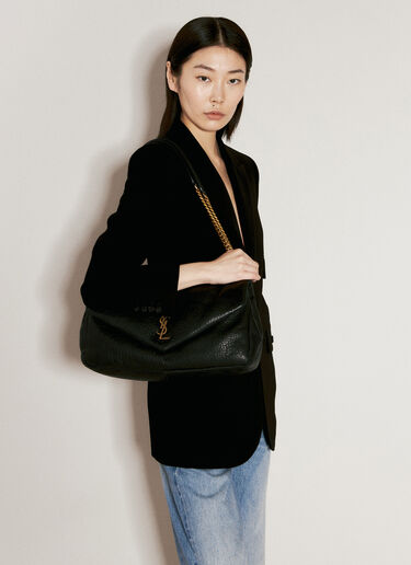 Saint Laurent 라지 칼립소 숄더백 블랙 sla0255115
