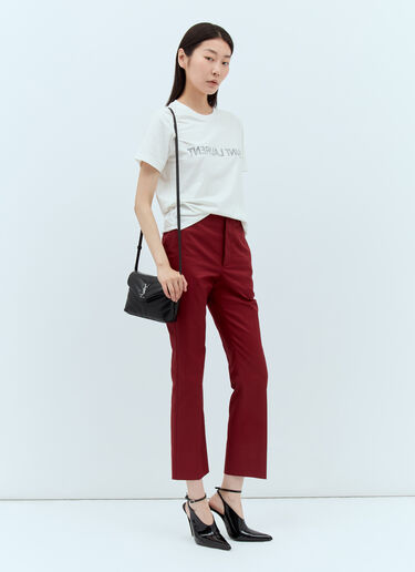 면 트윌 팬츠 Saint Laurent 면 트윌 팬츠 레드 sla0256005