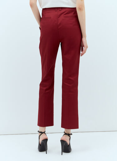 면 트윌 팬츠 Saint Laurent 면 트윌 팬츠 레드 sla0256005