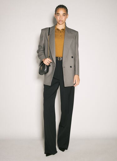 카상드르 폴로 셔츠 Saint Laurent 카상드르 폴로 셔츠 브라운 sla0257019