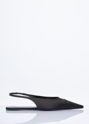 Saint Laurent 바빌론 슬링백 플랫 블랙 sla0257035