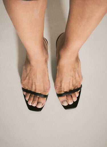 Opyum Slingback Sandals Saint Laurent Opyum Slingback Sandals Black sla0257050