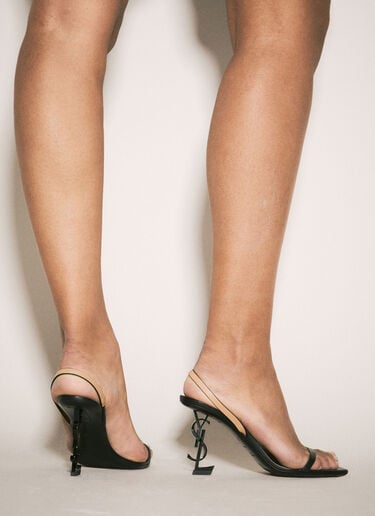Opyum Slingback Sandals Saint Laurent Opyum Slingback Sandals Black sla0257050