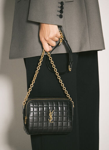 Cassandre Matelassé Carré Mini Camera Bag Saint Laurent Cassandre Matelassé Carré Mini Camera Bag Black sla0257090