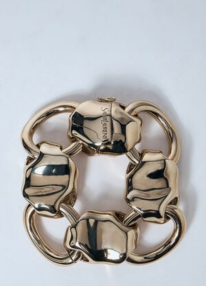 Saint Laurent Shell Chain Bracelet Gold sla0258054