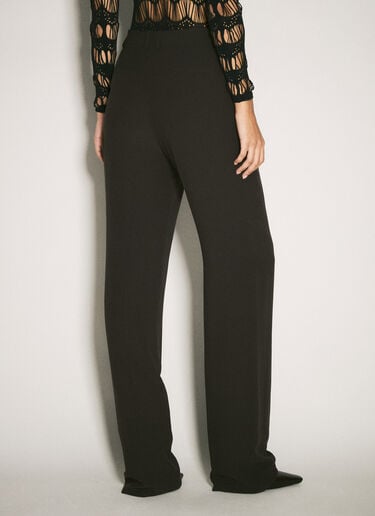 Saint Laurent 실크 테일러드 팬츠  블랙 sla0258059