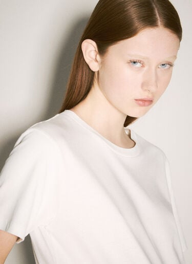 Saint Laurent Classic T-Shirt Cream sla0258064