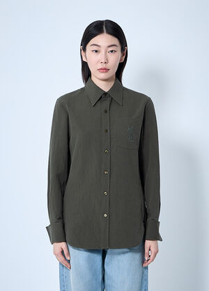 Saint Laurent Cassandre 衬衫  米色 sla0259014