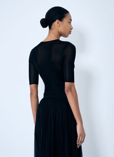 Cassandre 针织背心 Saint Laurent Cassandre 针织背心 黑色 sla0259017