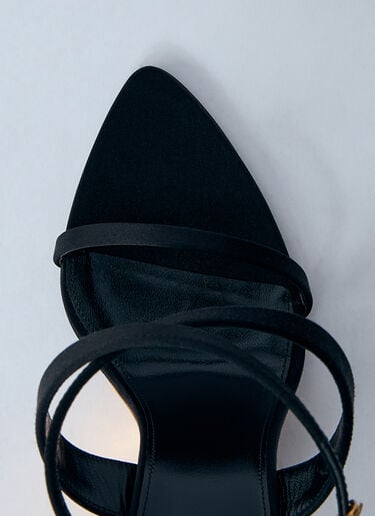 Saint Laurent Salomé Wedges Black sla0259022