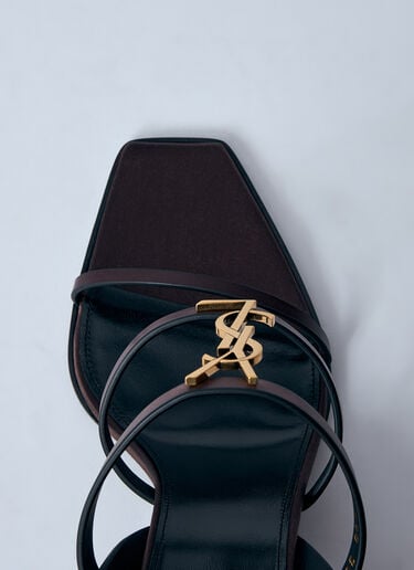 カサンドラ ウェッジ Saint Laurent カサンドラ ウェッジ ブラウン sla0259024