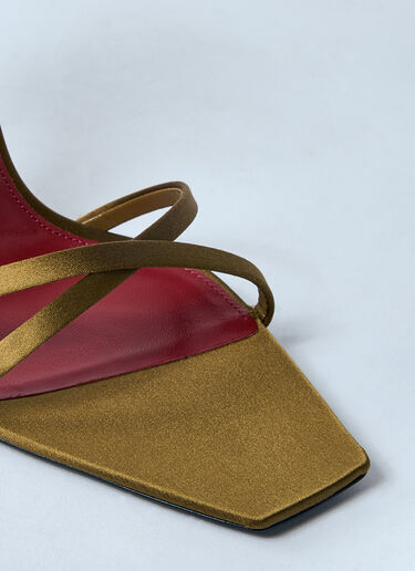 Opyum Heel Sandals Saint Laurent Opyum Heel Sandals Gold sla0259029