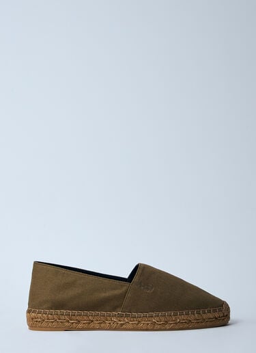 Cotton Espadrilles Saint Laurent Cotton Espadrilles Brown sla0259030