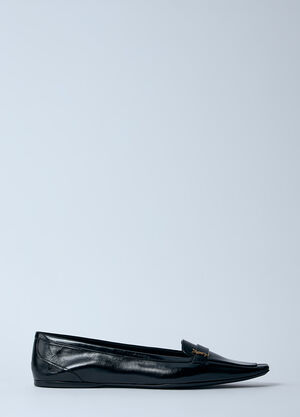 Saint Laurent Poppy Ballerina Flats Black sla0259033