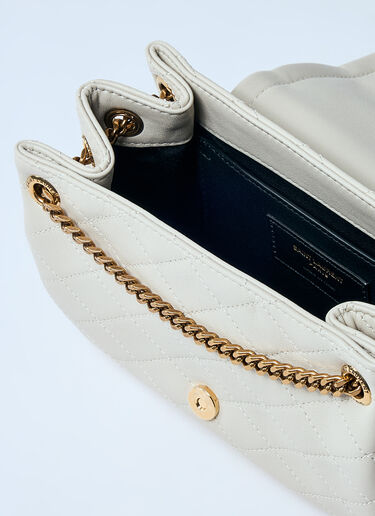 Saint Laurent Mini Nolita Crossbody Bag Cream sla0259084