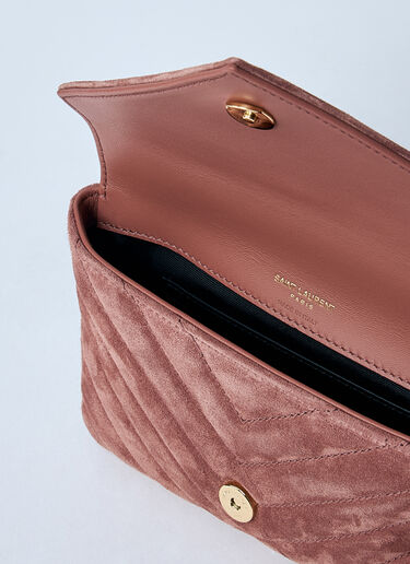 Saint Laurent 미니 칼리지 체인 숄더백 브라운 sla0259087