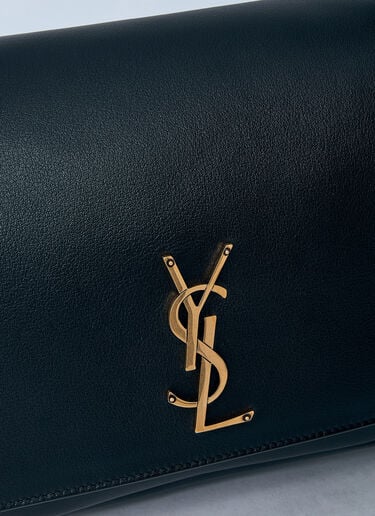 Saint Laurent Nikki 가죽 새들백  블랙 sla0259101