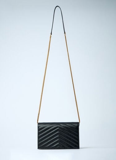 Cassandre Envelope Chain Wallet Shoulder Bag Saint Laurent Cassandre Envelope Chain Wallet Shoulder Bag Black sla0259122