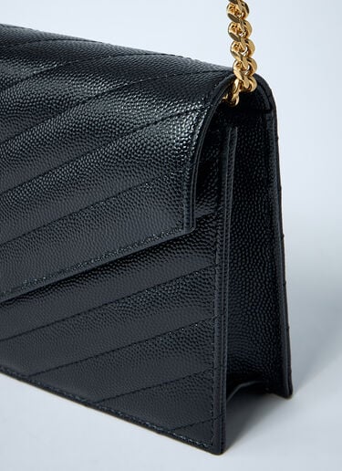 Cassandre Envelope Chain Wallet Shoulder Bag Saint Laurent Cassandre Envelope Chain Wallet Shoulder Bag Black sla0259122