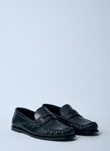ローラン レザーローファー Saint Laurent ローラン レザーローファー ブラック sla0260032