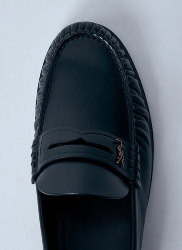 ローラン レザーローファー Saint Laurent ローラン レザーローファー ブラック sla0260032