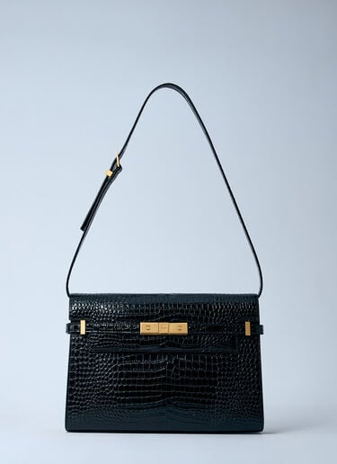 Saint Laurent Manhattan Shoulder Bag Black sla0260083