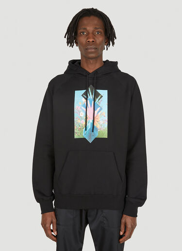 Soulland 포에틱 후드 스웻셔츠 Black sld0149014